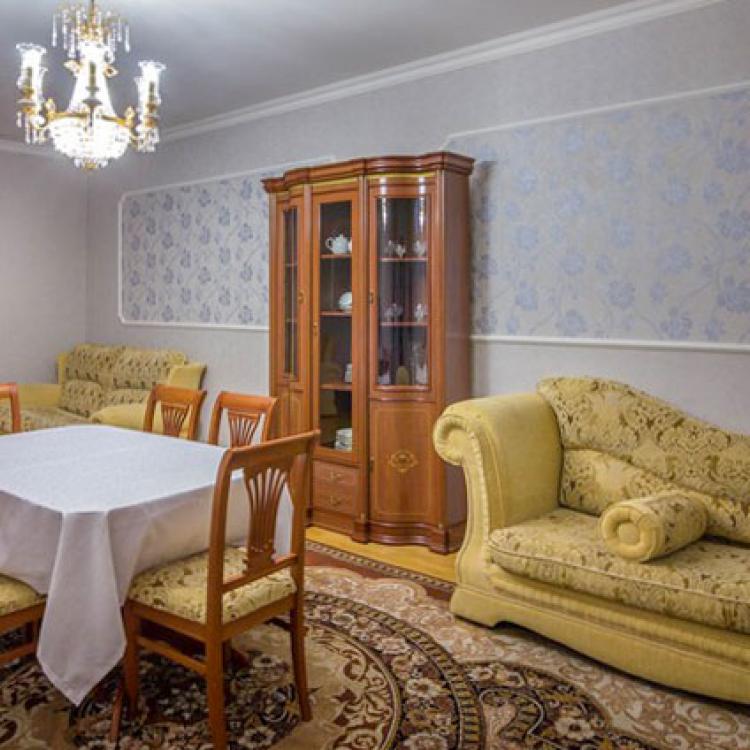 Интерьер гостиной 2 местного 3 комнатного Люкса, Корпус 2 в санатории Москва в Ессентуках